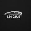 E36 CLUB – Hoodie Brodé Noir - image secondaire